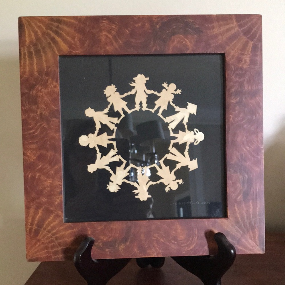 Silhouette of children
